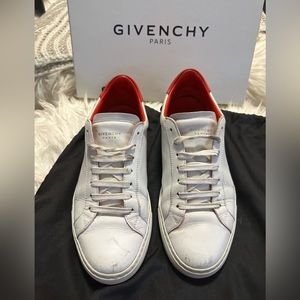 Givenchy White and Red Women's Sneakers